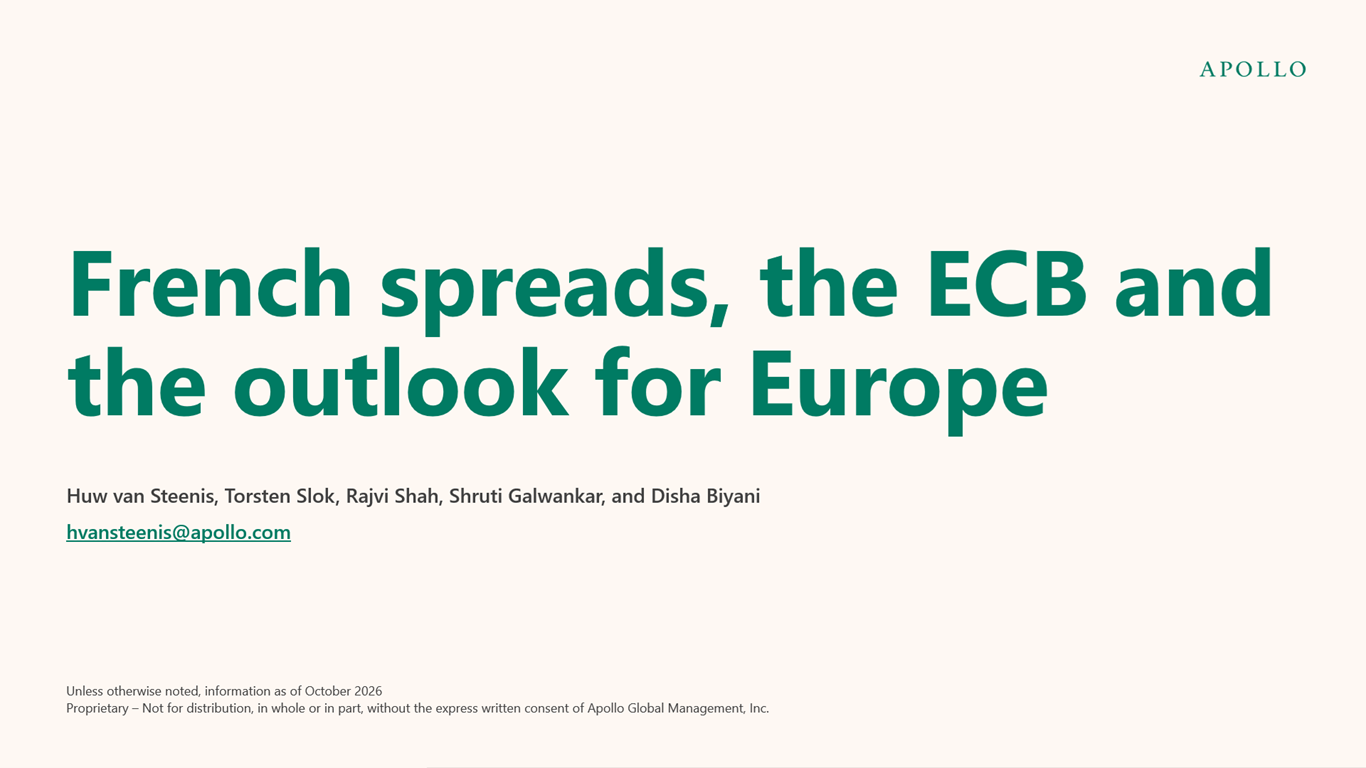 French Spreads, the ECB and the outlook for Europe